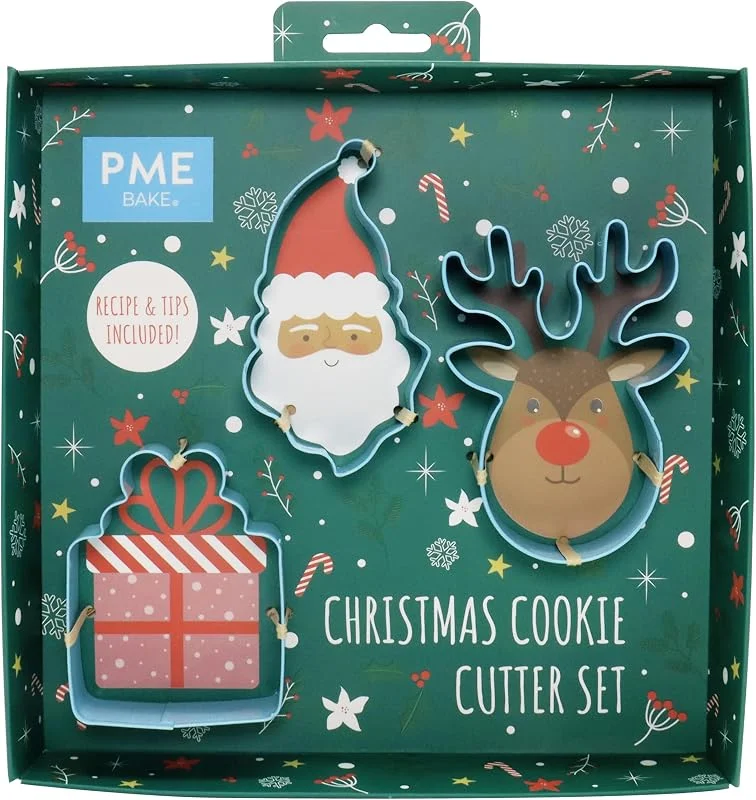 PME Set de cortadores de galletas de Papá Noel — Hogar y cocina