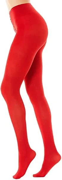 Visita la tienda de Gi&Gi Gi&Gi Medias Panty Opacas para Mujer, 50 Denier, Microfibra Suave, Cintura Cómoda, Colores Variados — Ropa Navidad