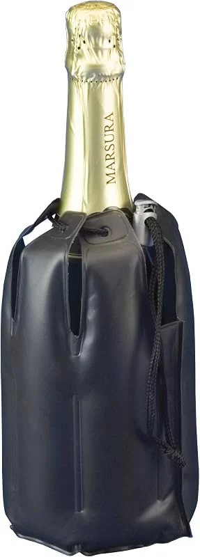 Visita la tienda de Metaltex Metaltex Enfriador DE Botellas con Cordon 'BRRR.', Negro, Estandar — Vino y mesa festiva
