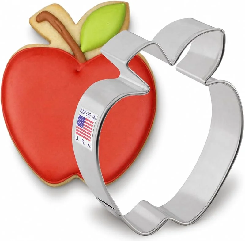 Visita la tienda de Ann Clark Cookie Cutters Ann Clark Cookie Cutters Cortador de galletas manzana - 8, 9 cm — Hogar y cocina