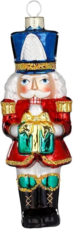 Inge-glas Holly & Jolly - Bola de Navidad de Cascanueces, Aprox. 14, 5 cm — Decoracion Navidad