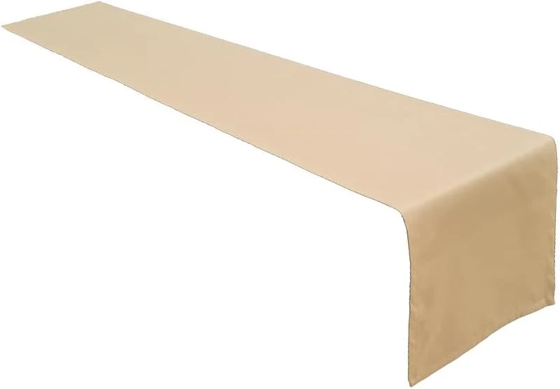 Lemos Home Camino de Mesa algodón, colección Concept, Color y tamaño a Elegir (Camino de Mesa – 40 x 180 cm, Camel) — Hogar y cocina