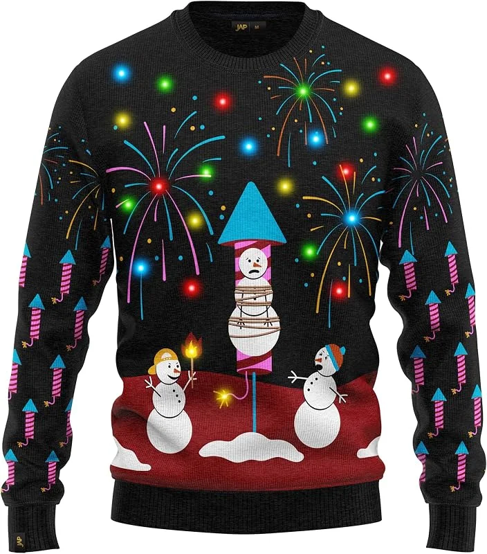 Visita la tienda de JAP Christmas JAP Christmas, Jersey Navideño Mujer Hombre, Jersey Navidad, Christmas Sweater, LED — Ropa Navidad