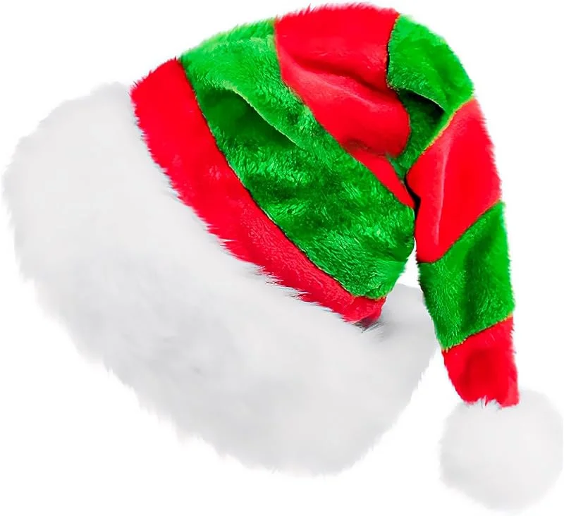 W WIDMANN MILANO Party Fashion - Gorro de duende de felpa con pompón — Ropa Navidad