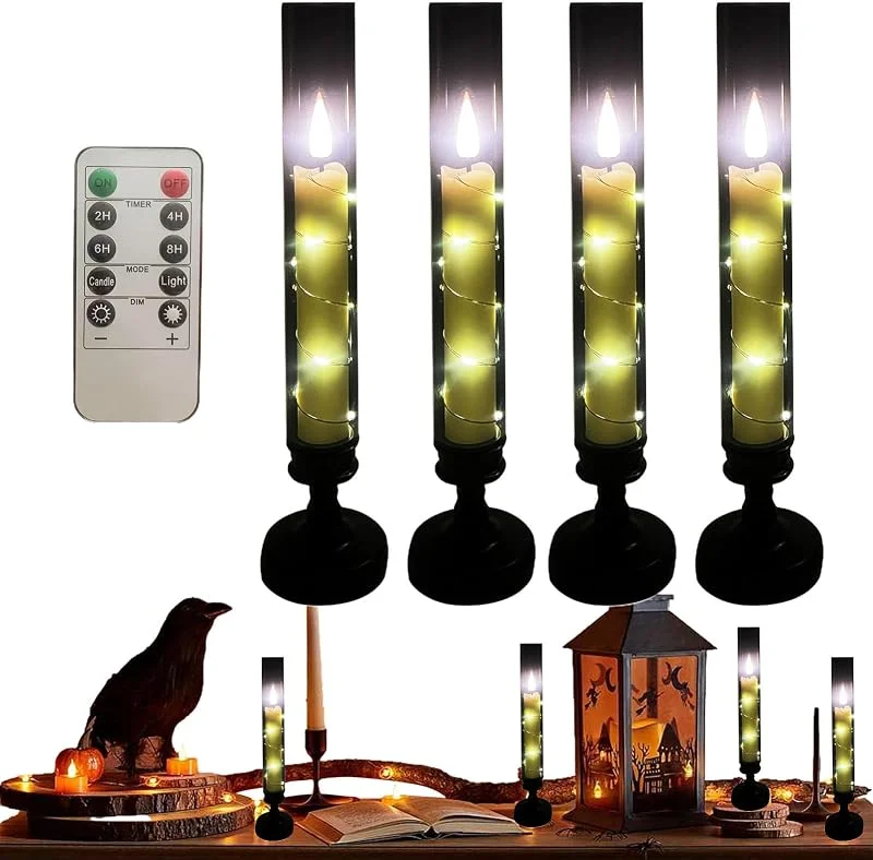 Generic Velas Parpadeantes Sin Llama de Mesa — Cena a la luz de velas