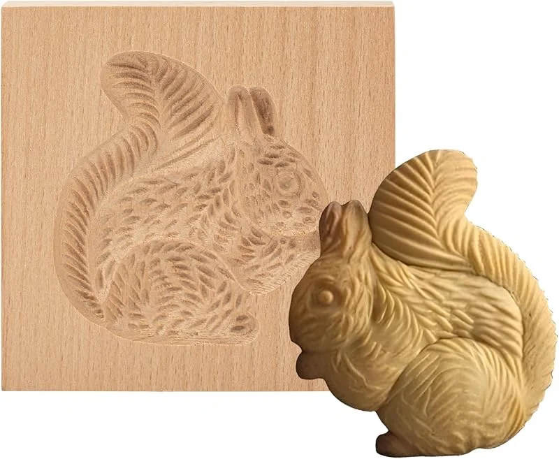 Vinuwu Moldes de galletas de madera 3D para Halloween, Acción de Gracias, Navidad, Pascua, cortadores de galletas, cortadores de galletas, cortadores de galletas, moldes para manualidades, sellos de galletas — Hogar y cocina