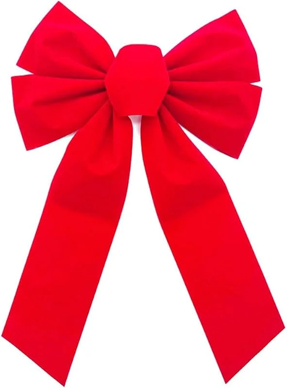EIHI Lazos Gigantes Supergrandes para Bricolaje, Grandes Decoraciones para Bodas, Lazos Gigantes, Lazos para Coche, Lazos navideños, Lazos Gigantes, decoración para Fiestas, hogar, Rojo, 1 Pieza — Envoltorio regalo