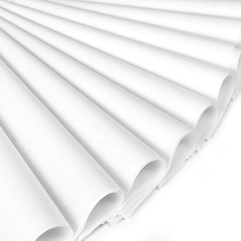Kesote 60 Hojas Papel de Seda para Envolver 50 x 70 cm Papel para Relleno de Regalos o Manualidades, Blanco — Envoltorio regalo