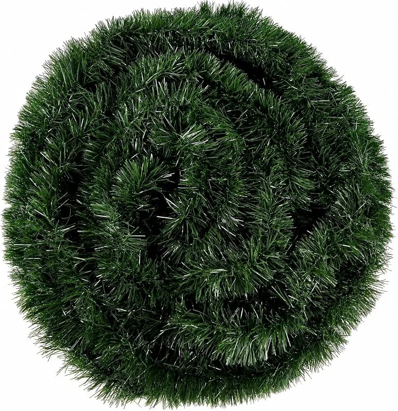 BDBFPAN Guirnalda de abeto (20 m), color verde — Decoracion Navidad