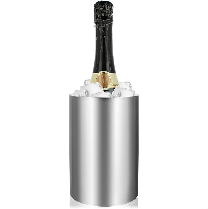 Visita la tienda de com-four COM-FOUR® Enfriador de botellas, Enfriador de champán mate — Vino y mesa festiva