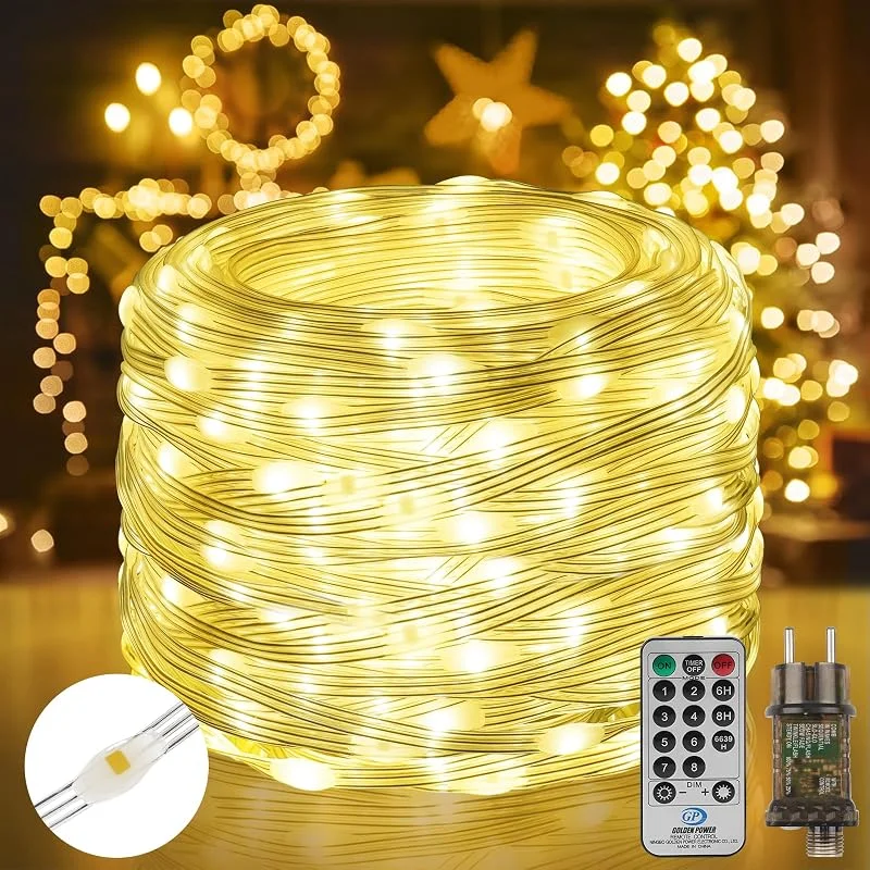 Buudala Luces Navidad Exterior, 30M 300 LED Guirnalda Luces de Interior Exterior
