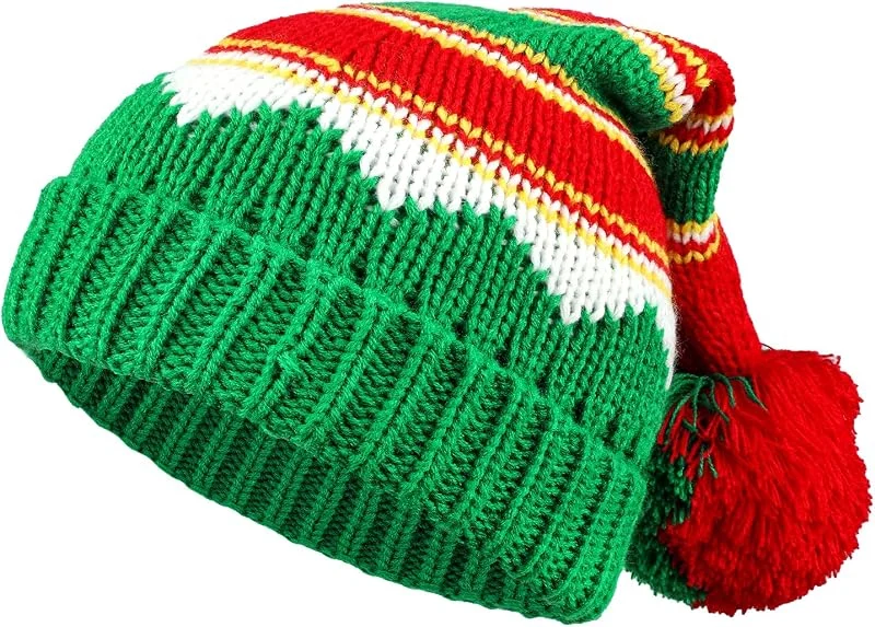TAGVO Gorro Navideño para Adultos Niño, Gorro Santa Claus Sombreros Navideño de Invierno Gorro de Papá Noel Roja para Fiesta Festiva de Año Nuevo — Ropa Navidad