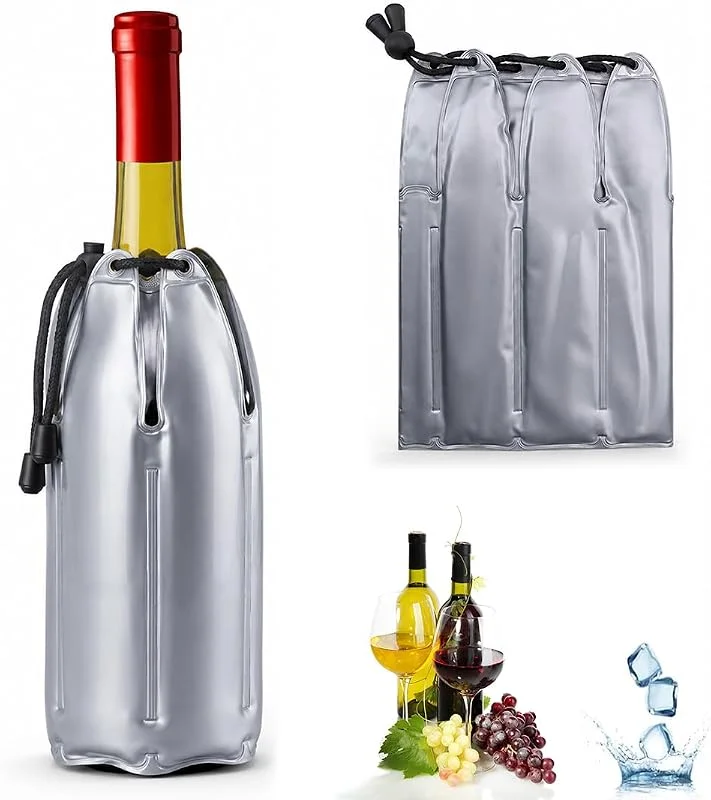 LBMOUD 1 Pieza Bolsa para Vino Enfriado, Enfriador de Botella Vino, Control de Humedad, Portátil, Para Picnic, Jardín, Fiesta y Viaje — Vino y mesa festiva