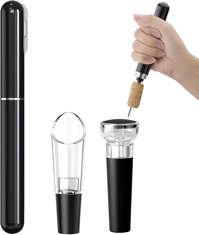 FBBULES Abridor de vino Juego, Amantes Del Vino Regalo Set — Vino y mesa festiva