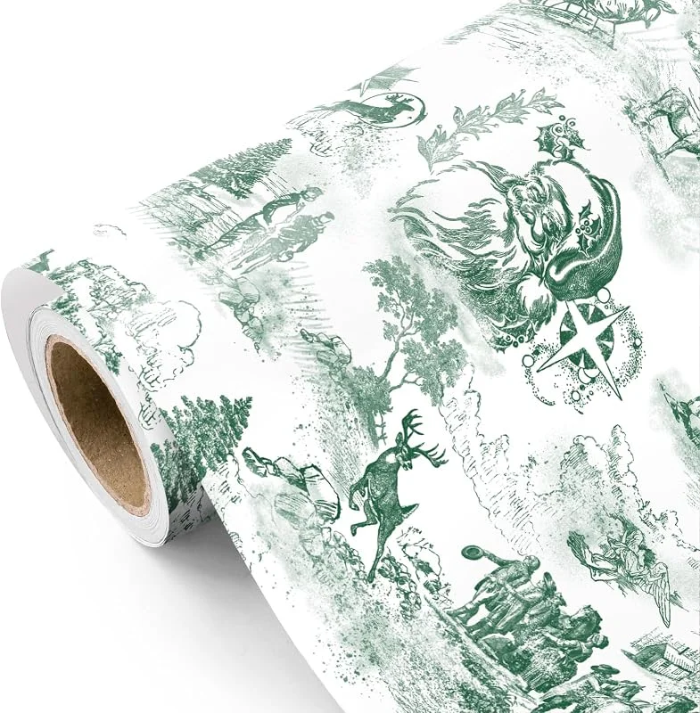 Visita la tienda de RUSPEPA RUSPEPA Rollo De Papel De Regalo Navideño, Diseño De Papá Noel Vaquero Del Oeste Con "Howdy", Cactus Y Bastones De Caramelo, Papel De Regalo Kraft Para Navidad, Fiestas Y Fiestas. 43, 2Cm X 5M — Envoltorio regalo