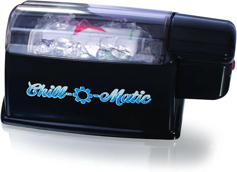 Chill-O-Matic Enfriador instantáneo de bebidas, enfría las bebidas en 60 segundos con este dispositivo de refrigeración portátil, perfecto para actividades al aire libre y fiestas. — Vino y mesa festiva