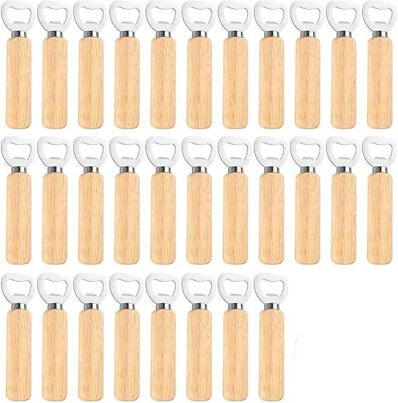 Ruikcoll Abridor de botellas de madera, abrebotellas regalo(30 piezas) — Vino y mesa festiva