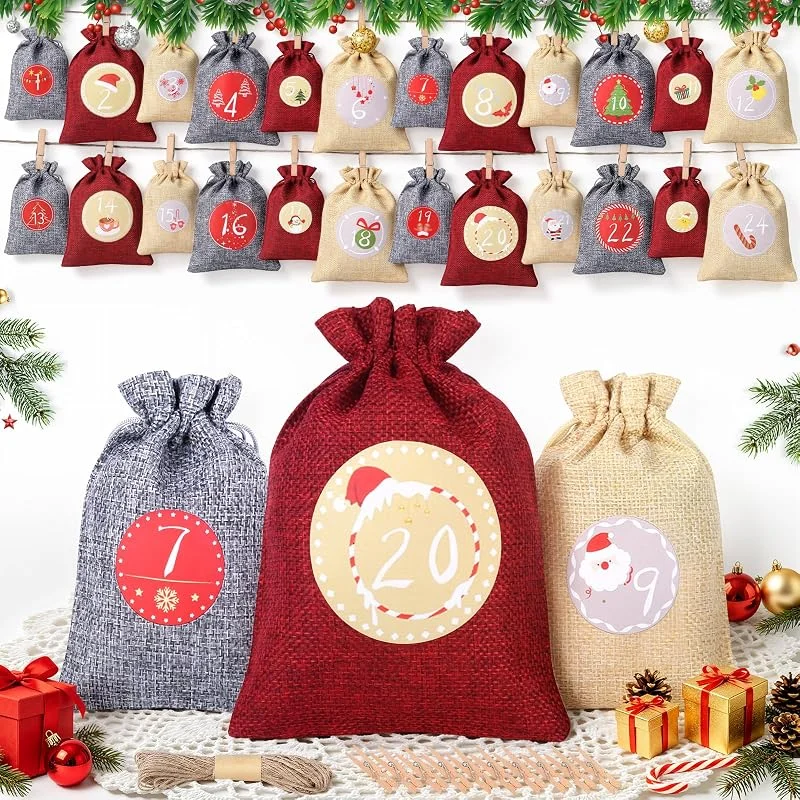 SCHINTILLO Calendario de Adviento para rellenar, calendario de Adviento con relleno — Adviento y mesa