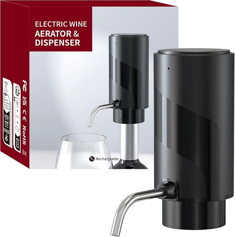 Mafiti Decantador de Vino Eléctrico USB-C Recargable — Vino y mesa festiva