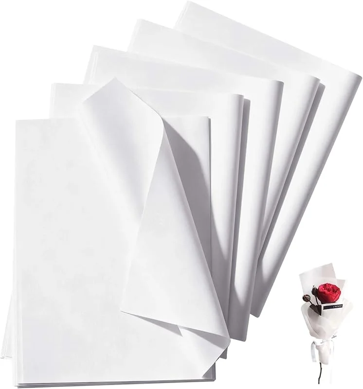 Zippicks 100 Hojas de Papel de Seda Blanco 50 x 70 cm — Envoltorio regalo