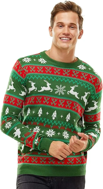 U LOOK UGLY TODAY Christmas Jumpers Suéter para Hombre — Ropa Navidad