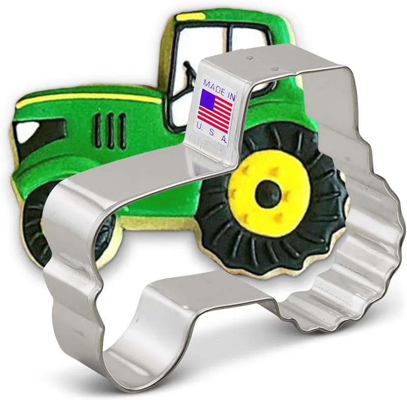 Visita la tienda de Ann Clark Cookie Cutters Ann Clark Cookie Cutters Cortador de galletas tractor - 10, 8 cm - Acero fabricado en EE. UU. — Hogar y cocina