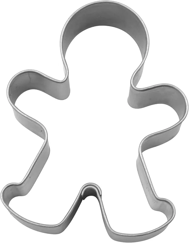 BekkiB - Cortador de galletas "hombre de jengibre, niño" – aprox. 5 cm, cortador de acero inoxidable para hornear galletas y galletas, apto para lavavajillas - 3409 — Hogar y cocina
