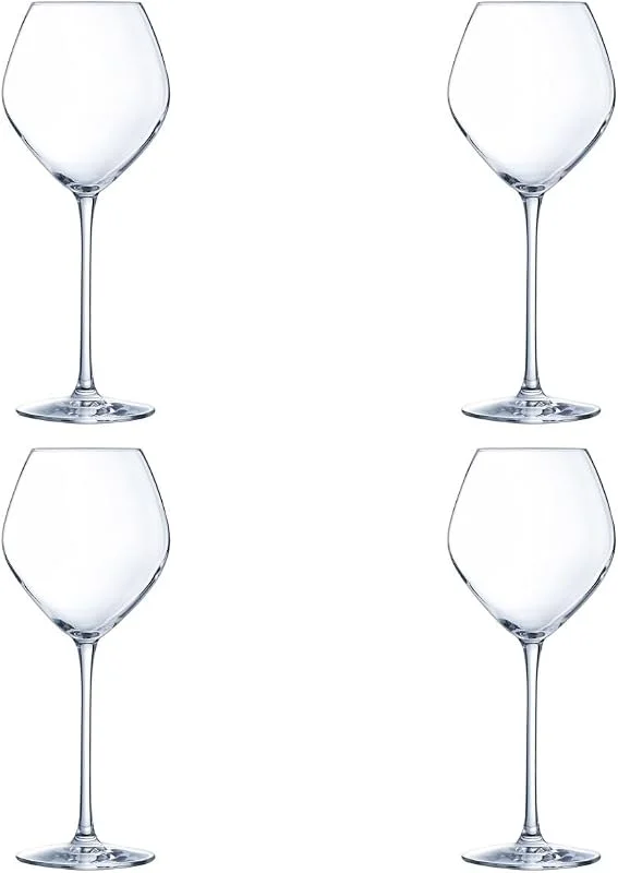Luminarc Set de 4 copas de vino Grand Chais de cristalín 35 cl — Vino y mesa festiva
