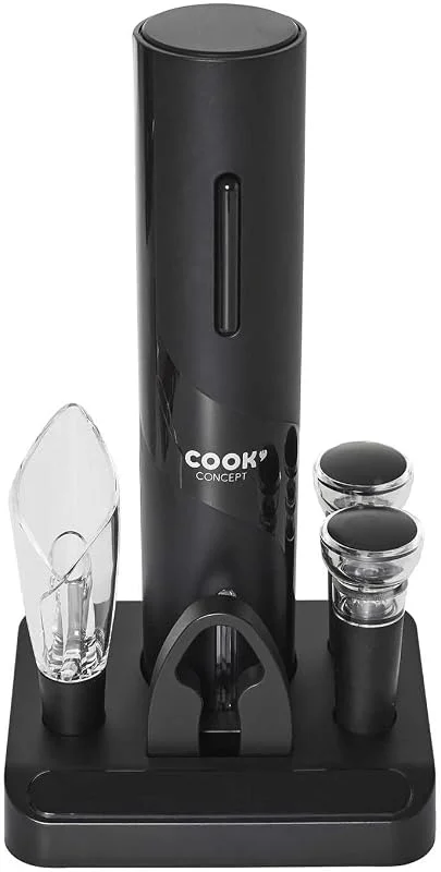 COOK CONCEPT Set de Vino 5 Accesorios de Acero Degustación Multicolor — Vino y mesa festiva