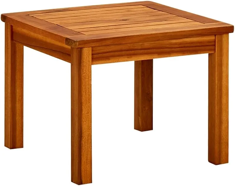 Visita la tienda de vidaXL vidaXL Mesa de Centro de jardín Madera Maciza de Acacia 45x45x36 cm — Decoracion Navidad