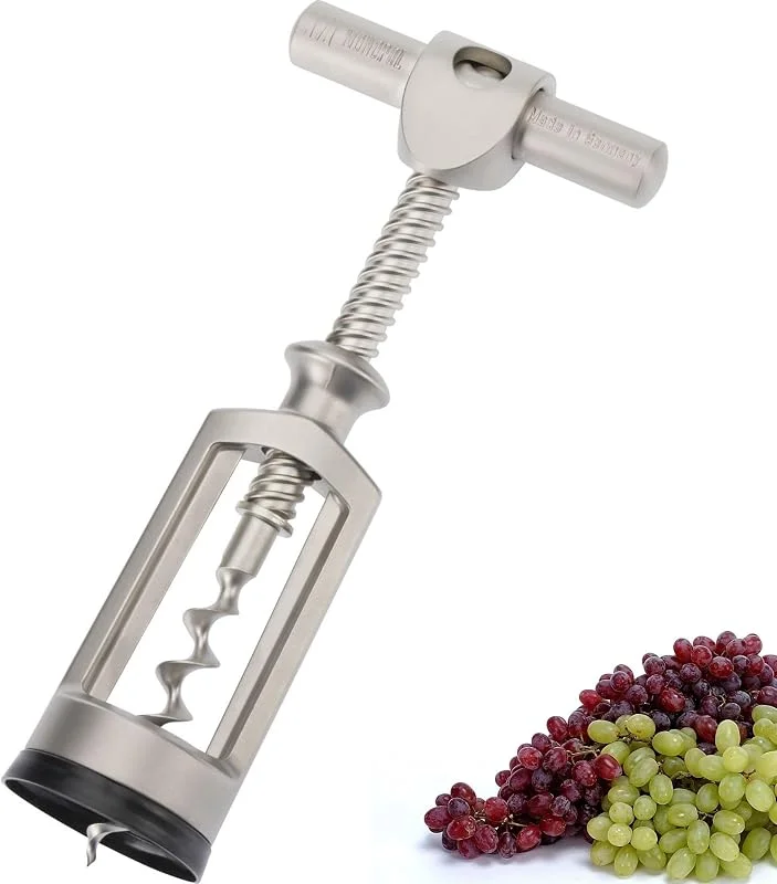 Visita la tienda de Westmark Westmark Sacacorchos de campana con raspador de corcho, Monopol Edition, Acero, zinc fundido a presión, Acabado satinado, 62553380 — Vino y mesa festiva