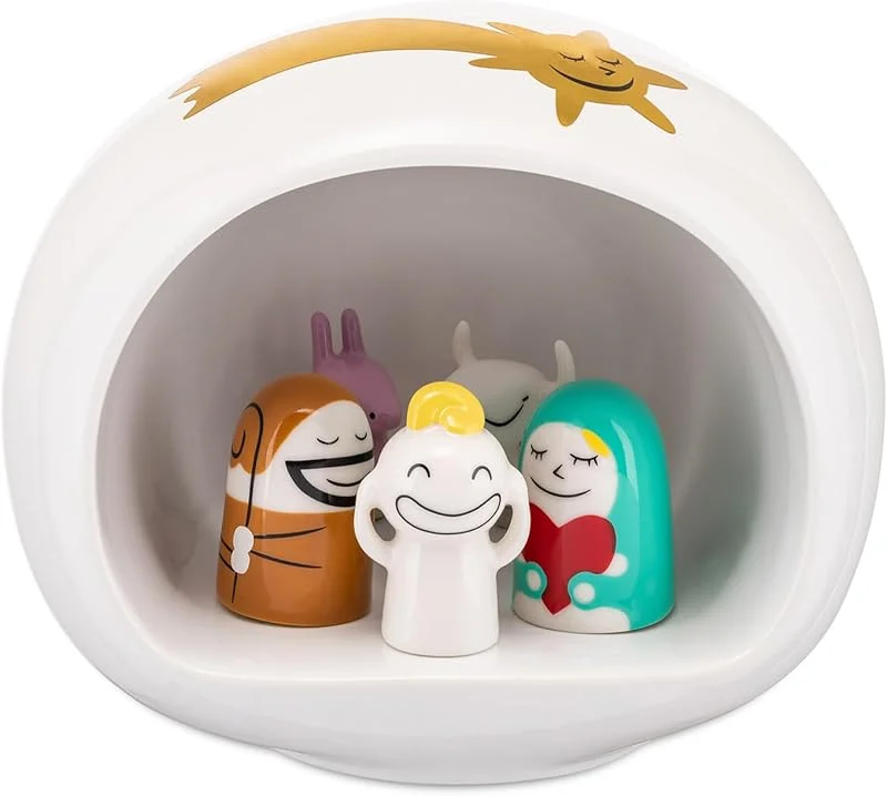 Alessi Belén de porcelana, multicolor, Alessi AMGI10SET — Decoracion Navidad