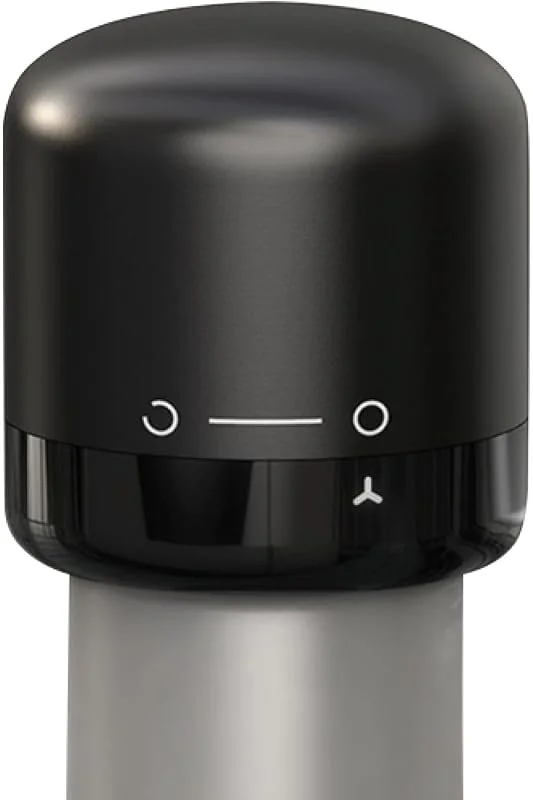Wintem - Tapones de vacío para vino de plástico ABS resistente en juego de 3 unidades - Almacenamiento fresco antioxidación, fácil aplicación en botellas de vidrio y vino abierto — Vino y mesa festiva