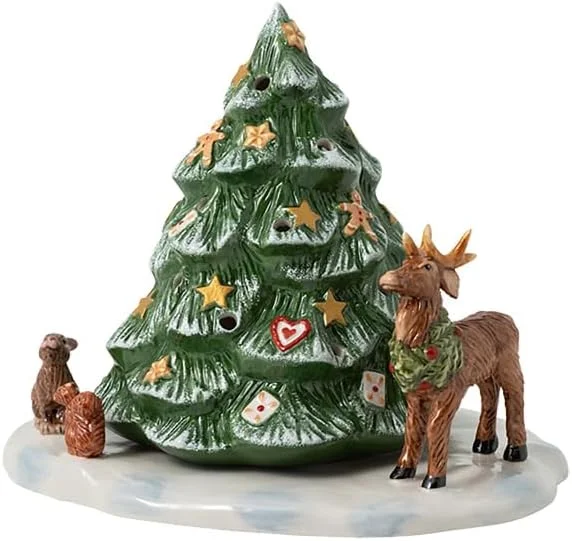 Villeroy & Boch – Christmas Toy's Figurita Navideña Multicolor, Arbol de Navida, Porcelana Animal, Navidad Animales, Decoración Navidad, Decoración Mesa Navidad, Porcelana — Decoracion Navidad