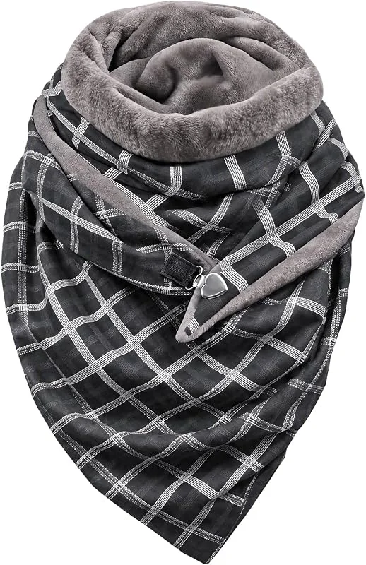 Visita la tienda de heekpek heekpek Bufanda Mujer Invierno Bufandas Cuello Chales con Botón — Ropa Navidad