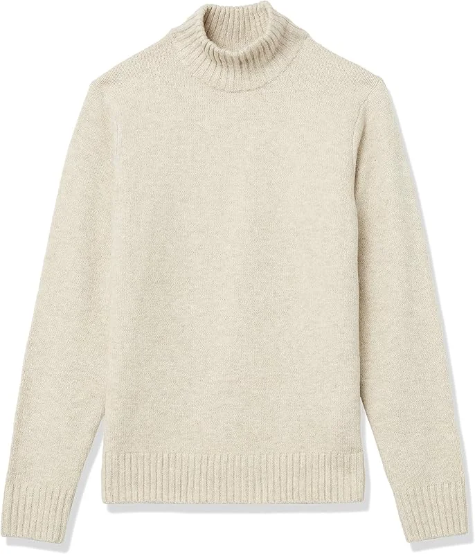 Visita la tienda de Amazon Essentials Amazon Essentials Hombre Jersey de Manga Larga con Cuello Alto y Tacto Suave — Ropa Navidad