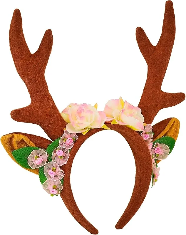 W WIDMANN MILANO Party Fashion - Diadema de reno para adultos — Ropa Navidad