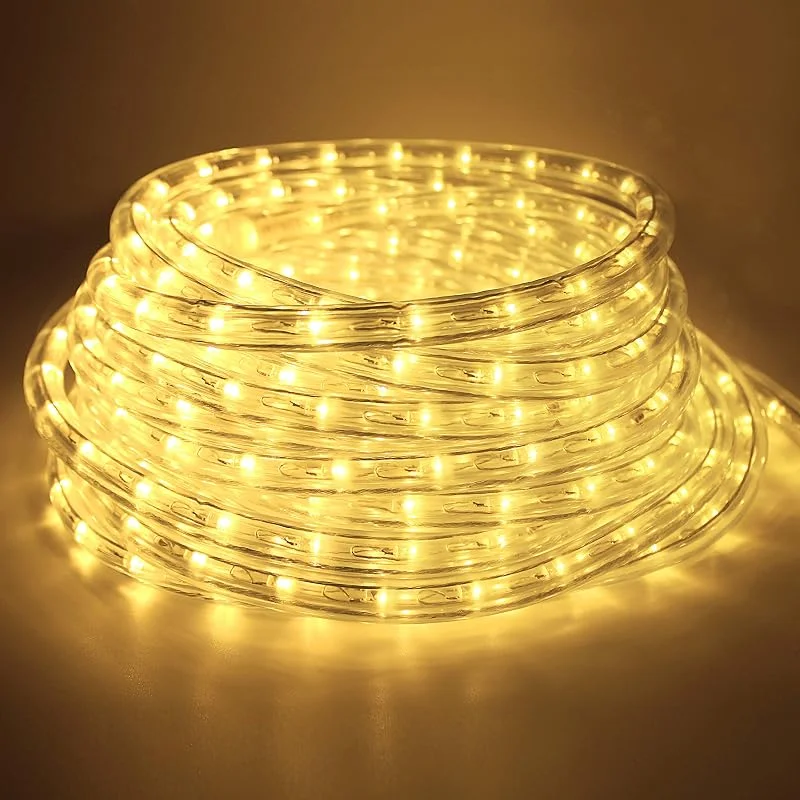 Forever Speed Tiras de LED Barra de luz (36leds, M unidad y Exterior Luces para sala, Jardín, Navidad, bodas, fiestas – Blanco Cálido Tubo de luz (Blanco Cálido), 14 m — Luces Navidad