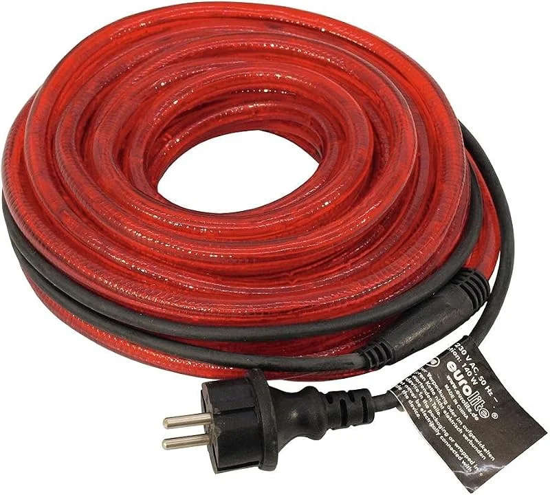 Eurolite 060.019 Rubberlight RL1 Luz 230V, rojo 9m — Luces Navidad