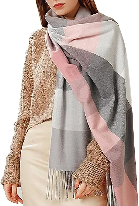Visita la tienda de NLAND Bufanda Grande para Mujer Invierno - Pañuelos Cuello Fular Suave y Cálido — Ropa Navidad