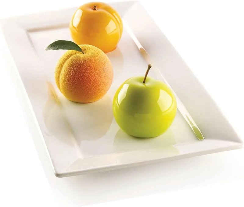 Visita la tienda de silikomart Silikomart, Molde de Silicona para Inspiraciones de Frutas, Antiadherente, 6 Cavidades, Ø 62 h 52 mm Volumen 6 x 118 ml Total 710 ml — Hogar y cocina