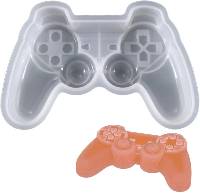streeHerjjkeA1 Molde de Controlador de Juego Moldes de Repostería Mousse Chocolate Molde de Silicona para Tartas Set Molde de Silicona 3D Molde de Pastel Videojuegos — Hogar y cocina