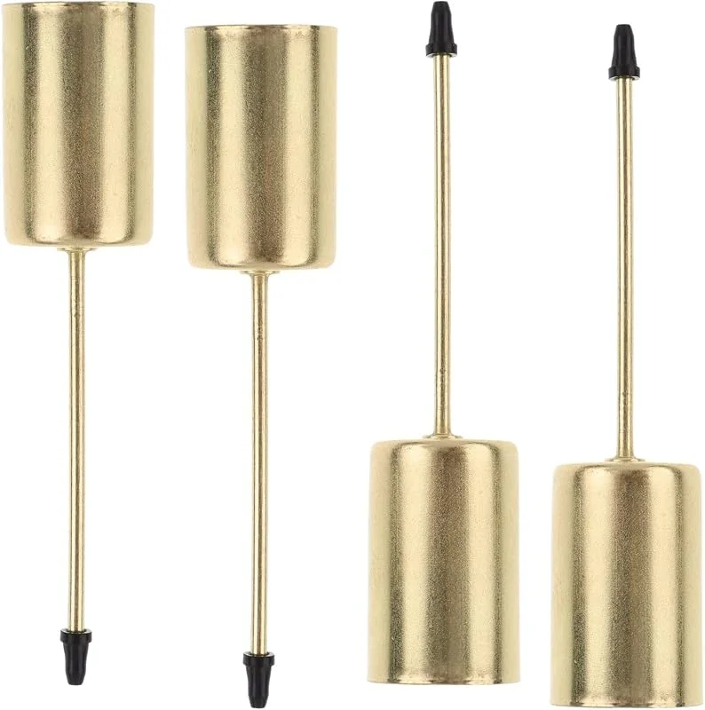 EVBOTGEE 4 velas doradas para coronas de Adviento con mandril — Adviento y mesa