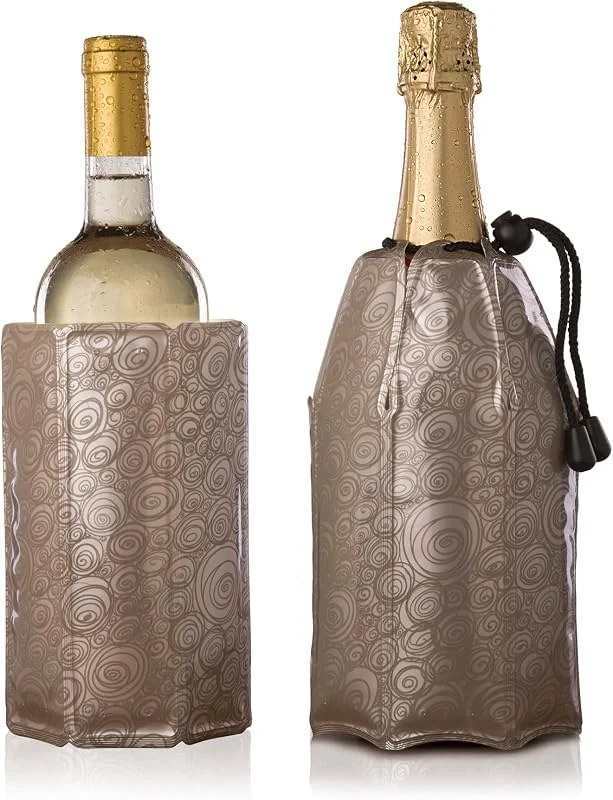 Visita la tienda de Vacuvin Vacu Vin 3887560 Enfriador Rápido para Botellas De Vino Y Cava, Plateado — Vino y mesa festiva