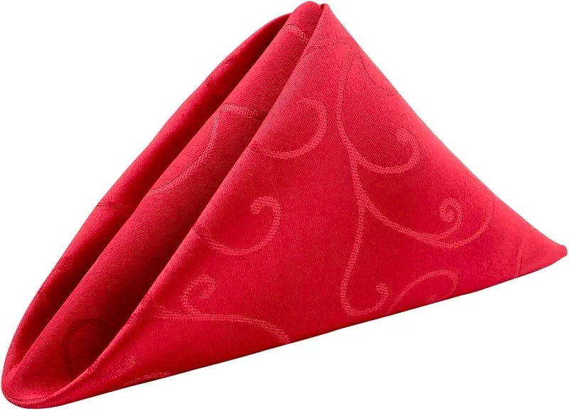 Zolunu Juego de 4 servilletas de Tela, 19 x 19 Pulgadas, servilletas Lavables de poliéster para Restaurante, bistró, Bodas, Fiestas, Cena de Vacaciones, Acción de Gracias y Navidad — Hogar y cocina