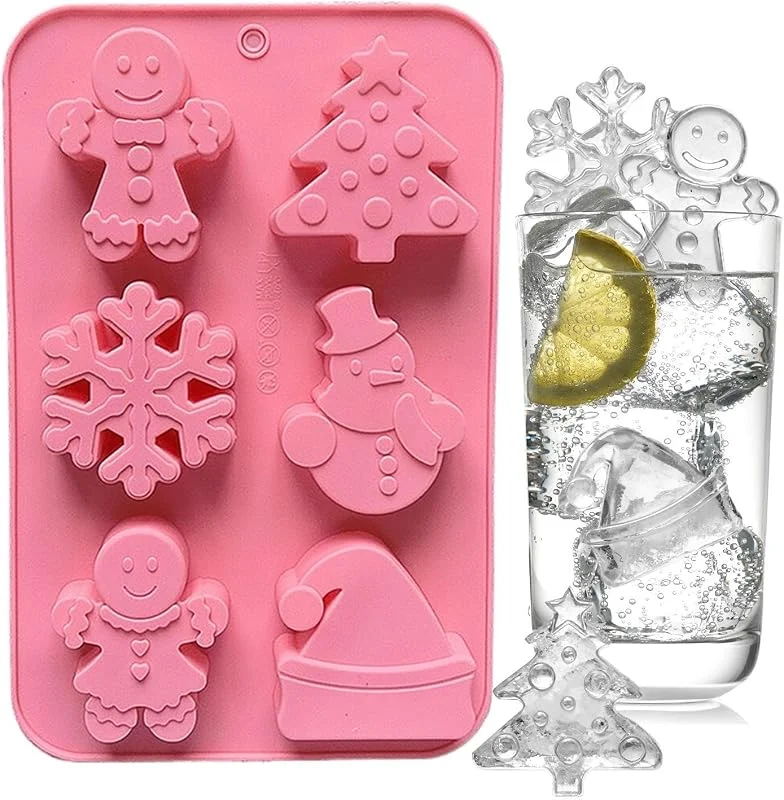 Generic Moldes Para Chocolate Suministros De Repostería De 6 Cavidades Con — Hogar y cocina