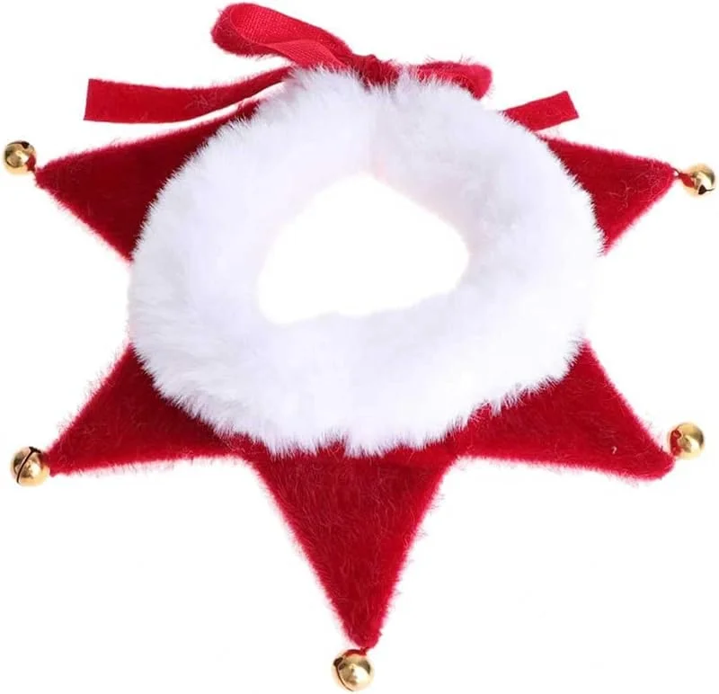 Aniepaa Disfraz Navidad Perro, Ropa de Perros de Navidad con 5 Campanas para Fiesta — Ropa Navidad