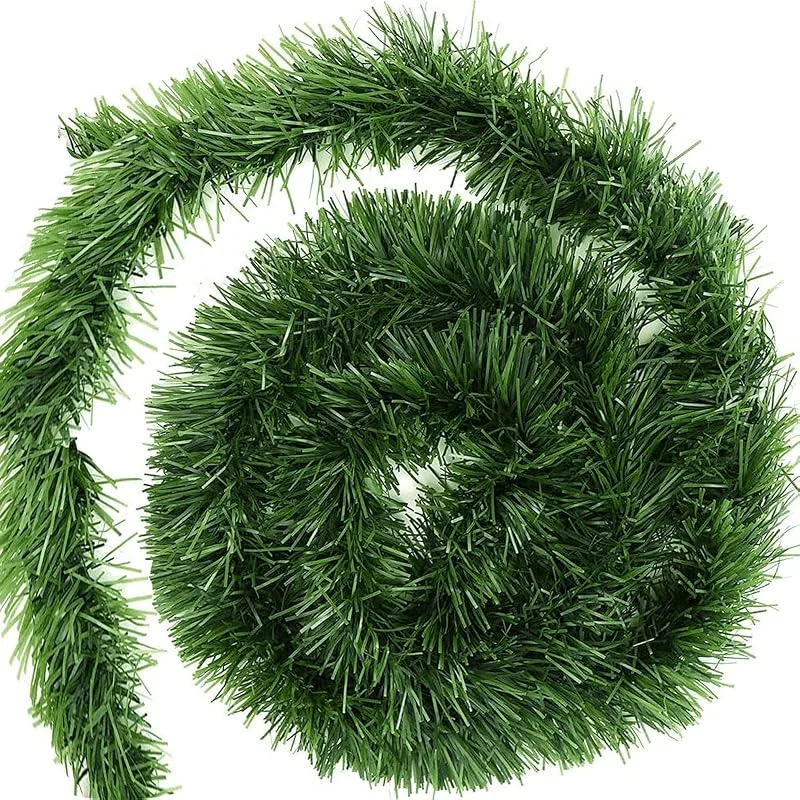 Visita la tienda de Jonami Guirnalda Navidad Escalera Chimeneas, Guirnaldas Navideña Verde Abeto Artificial por Decoración Exterior Interior Hogar Puerta y Pared – 10m — Decoracion Navidad