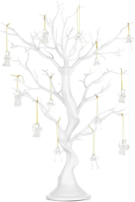 Visita la tienda de Nuptio NUPTIO Navidad Arbol Christmas Mesa: 58cm Decoracion Blanco Decoración Hogar Boda Halloween Adornos Exterior Centro Artificial Jardin Árbol Arboles Home Decor Bodas Navideños Tree Decorativo — Decoracion Navidad
