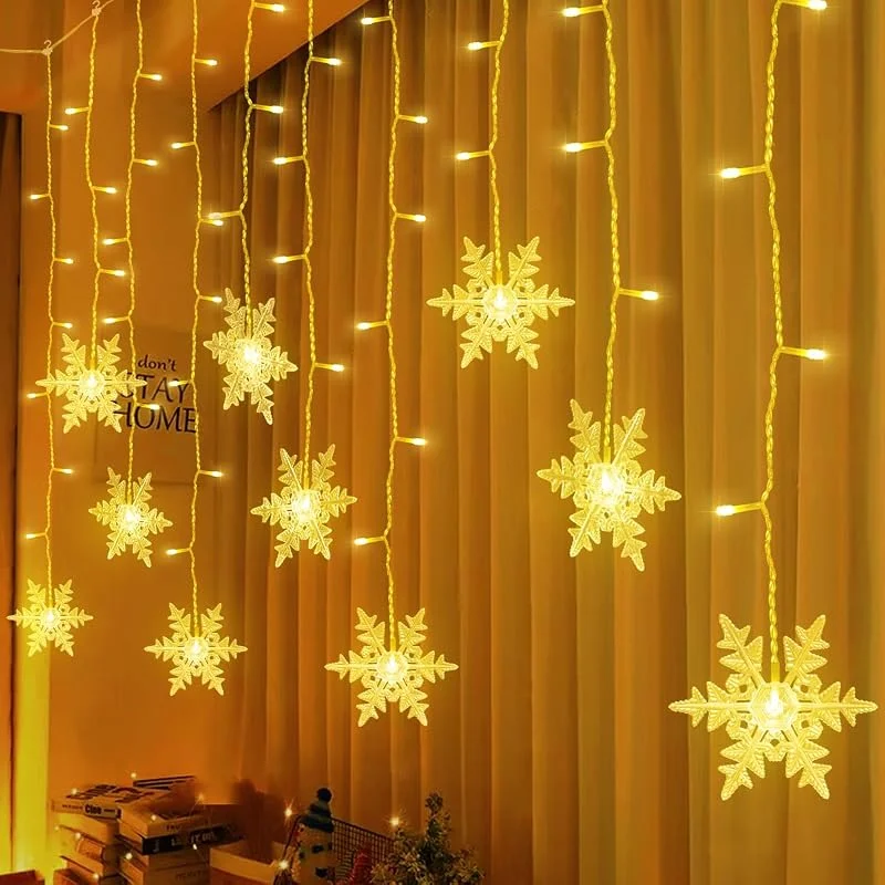 BellaAchtung Guirnalda luminosa (3, 6 m, 8 modos, luces de Navidad, impermeable, exterior, interior, para ventana, balcón, terraza, boda, fiesta — Luces Navidad